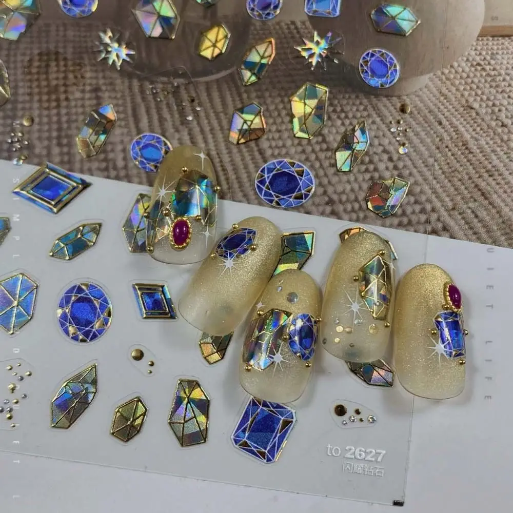 

Japanese Nail Sticker Tulip Nail Appliqué Self Adhesive Nail Art Accessories Shiny Gemstone Nail Sticker Nail Art Accessories
