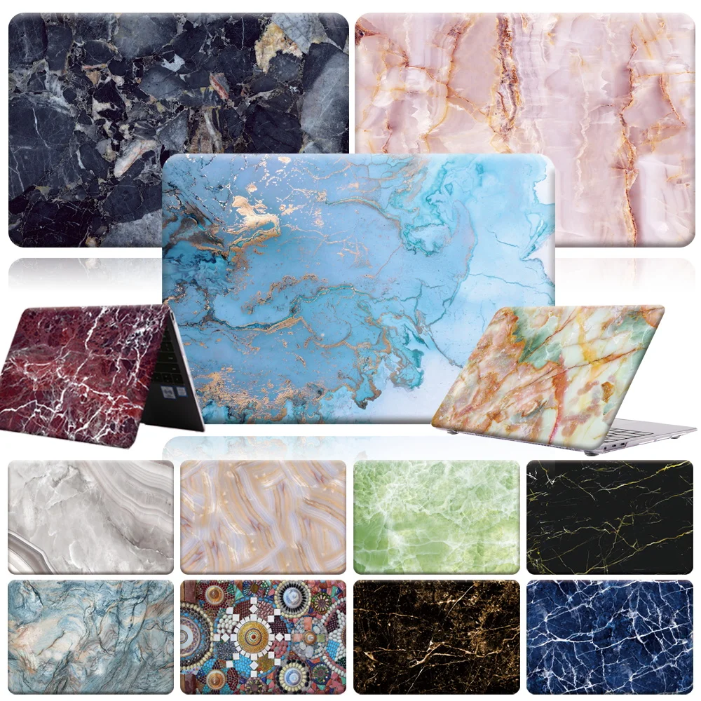 

Laptop Case for Huawei Honor MagicBook 14/15/Pro 16.1/MateBook X Pro 13.9 2019/Mate Book D14/D15/X 2020 Marble Hasp Shell Cases