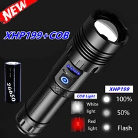 800000glare xhp199 powerful led flashlight rechargeable usb torch light xhp90 2 high power tactical flashlight 18650 led lantern