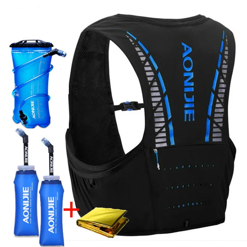 AONIJIE C933 5L Hydration Backpack Rucksack Pack Bag Vest Harness Water Bladder Hiking Camping Running Marathon Race Spotrs Sets