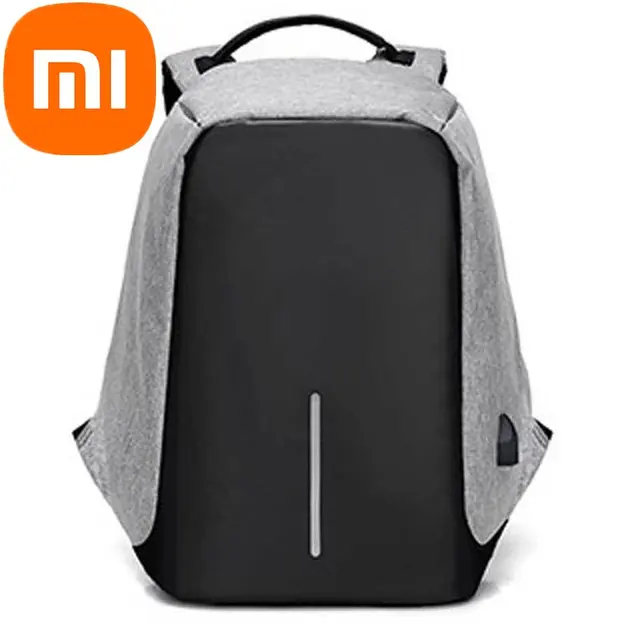 Xiaomi Backpack New Fashion Backpack Laptop 6-inch Computer Backpack Leisure USB Charging Travel Bag 1