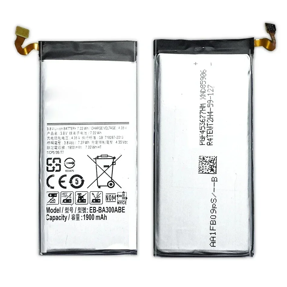 Аккумулятор для мобильного телефона Samsung Galaxy A3 A300 SM-A300F SM-A300FU A3000 A3009 A300X EB-BA300ABE 1900