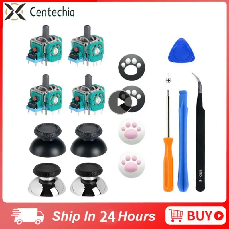 

1 Set Game Joystick Repair Kit Easy To Clean Rocker Replacement Screwdriver Repair Parts Durable Key Tool Games And Accessories