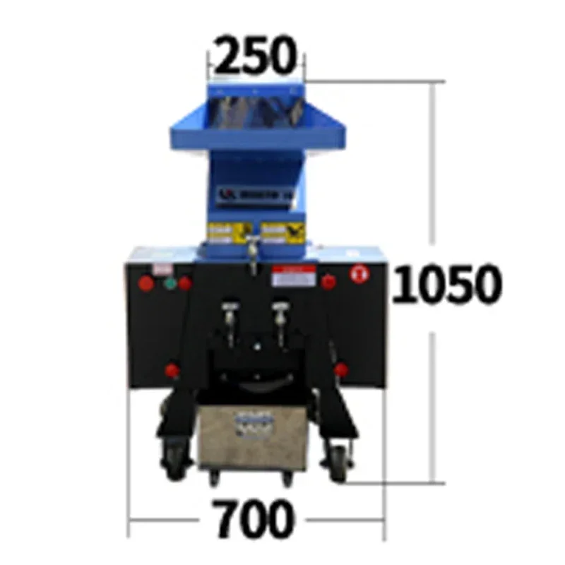 150-200 кг/ч мощный измельчитель пластика 380 В 4 кВт дробилка промышленный машина для