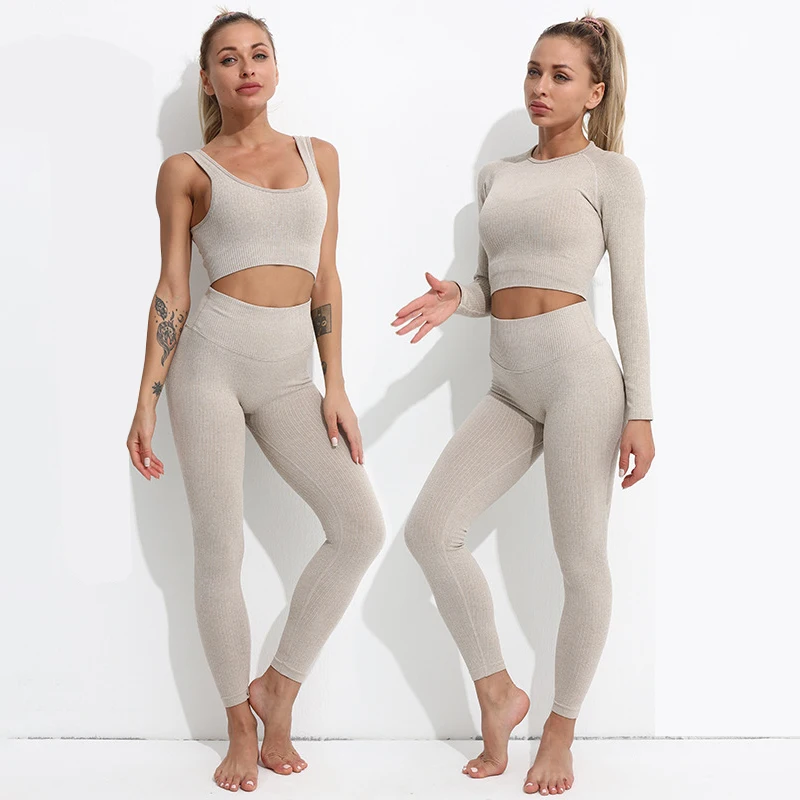 

Seamless Sportswear Women Yoga Sets Workout Sports Bra Gym Clothing High Waist Legging Fitness Female Tracksuit Athletic Outfits