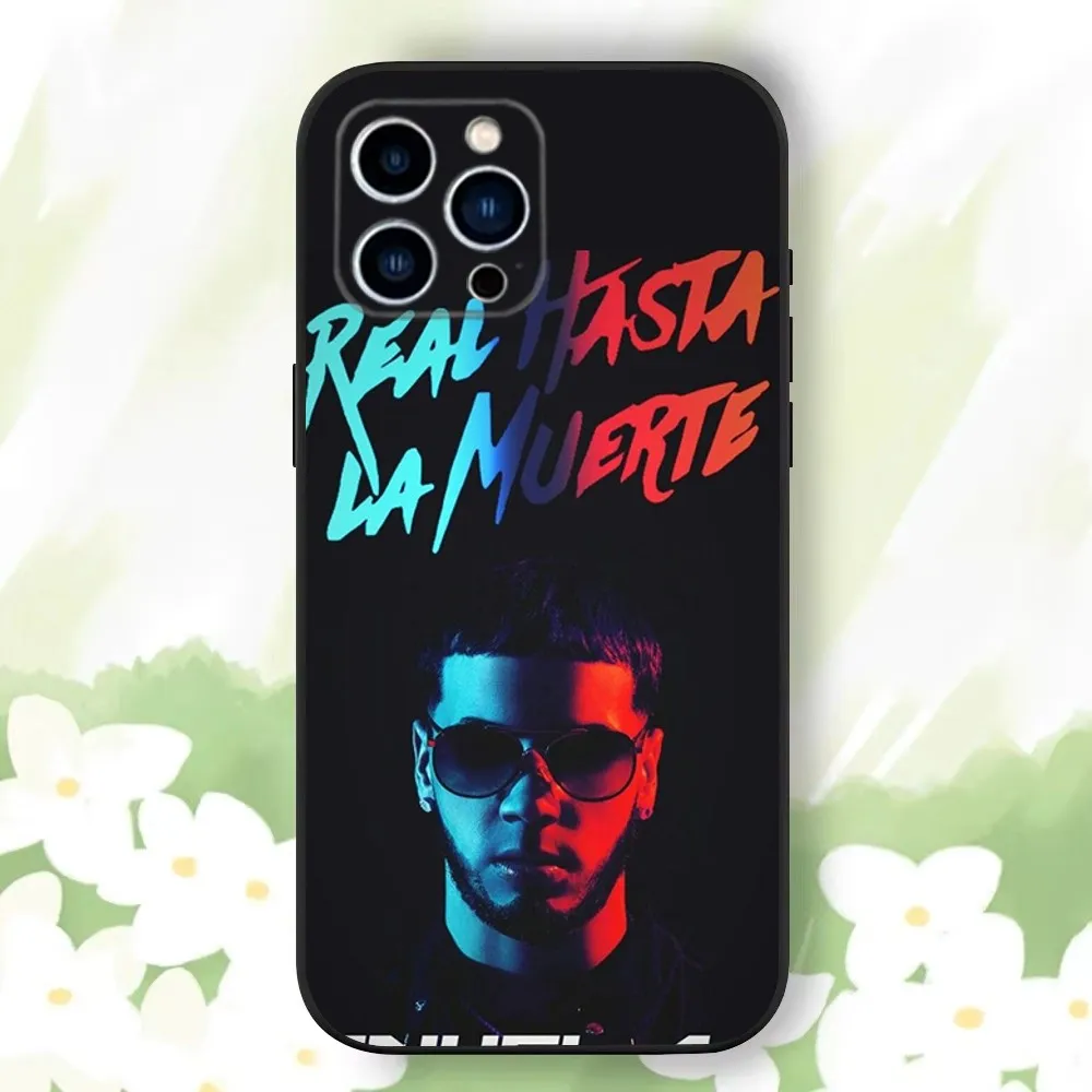 Чехол для телефона Rapper A-Anuel A-AA iPhone 16 15 14 13 12 11 Plus Pro Max XS XR SE Mini 8 7 мягкий силиконовый