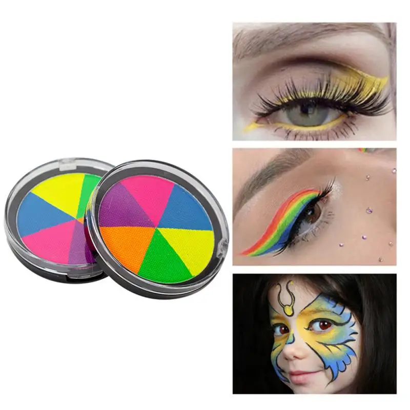 

Convenient Water-soluble Color Painting Easy To Carry Non-toxic And Tasteless Halloween Face Painting Colorful Palette Safe Oil