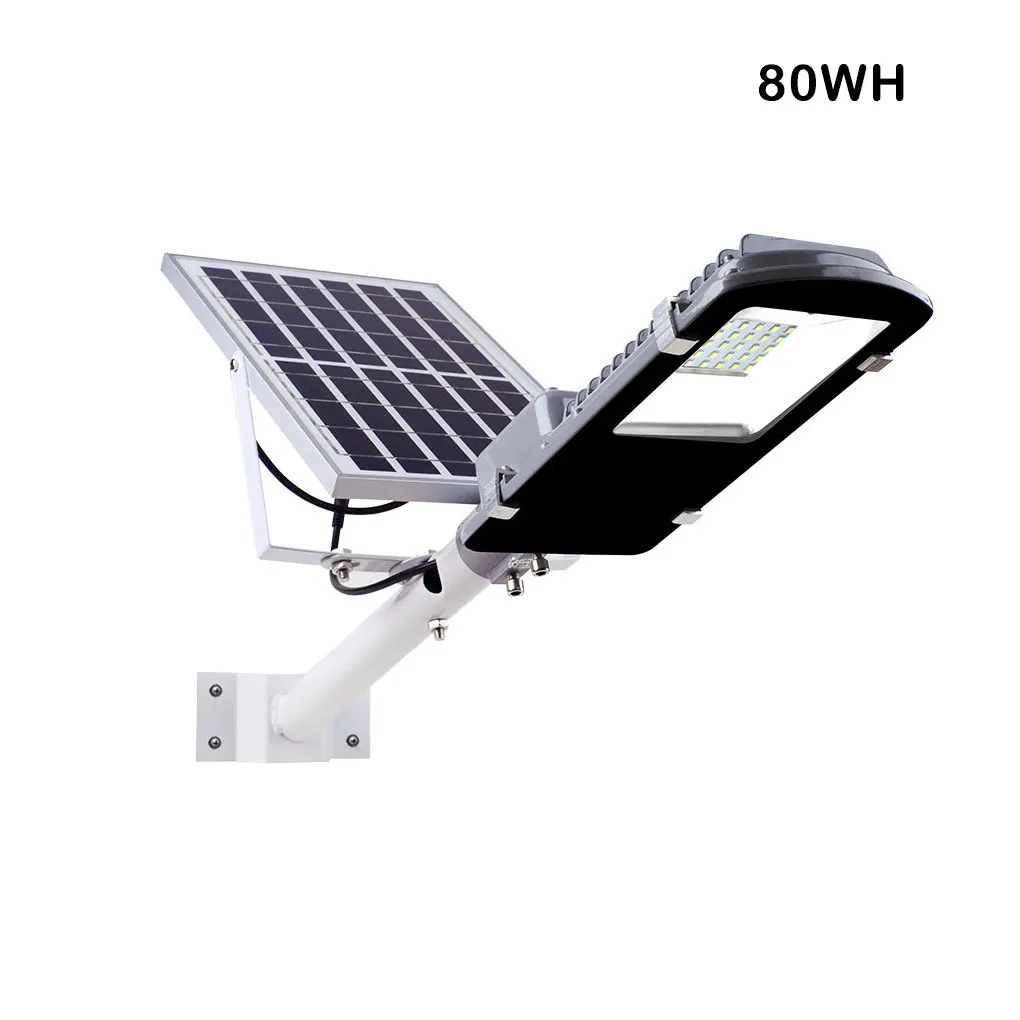 

Home Office Solar Street Light Landscape Pathway Wall Mounted Lamp Remote Control Spotlight Lighting Accessories 50WH