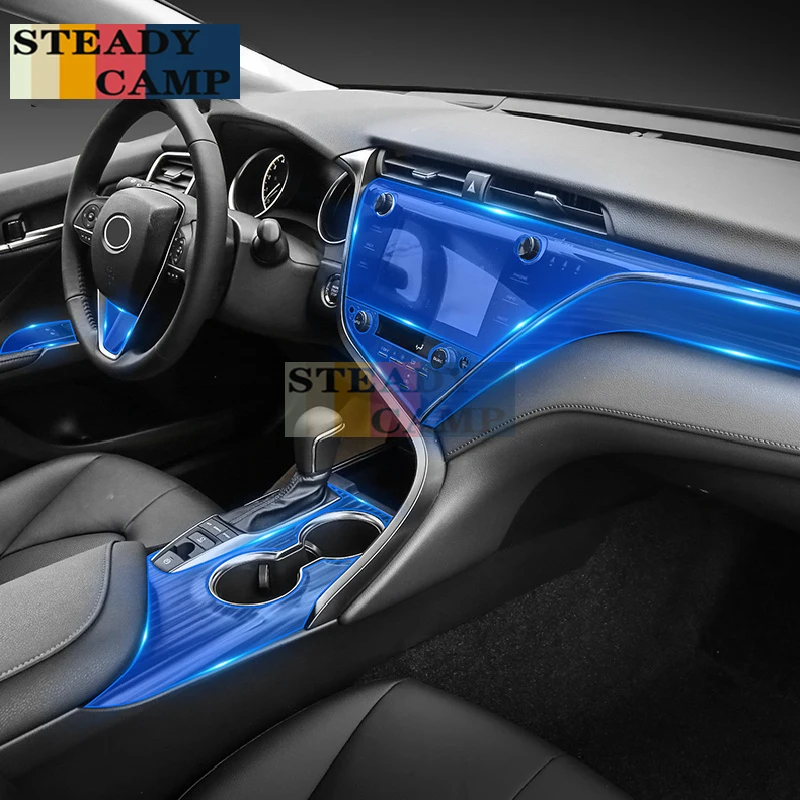 

For Toyota Camry 2018-2020Car Interior Center console Transparent TPU Protective film Anti-scratch Repair film Accessories Refit