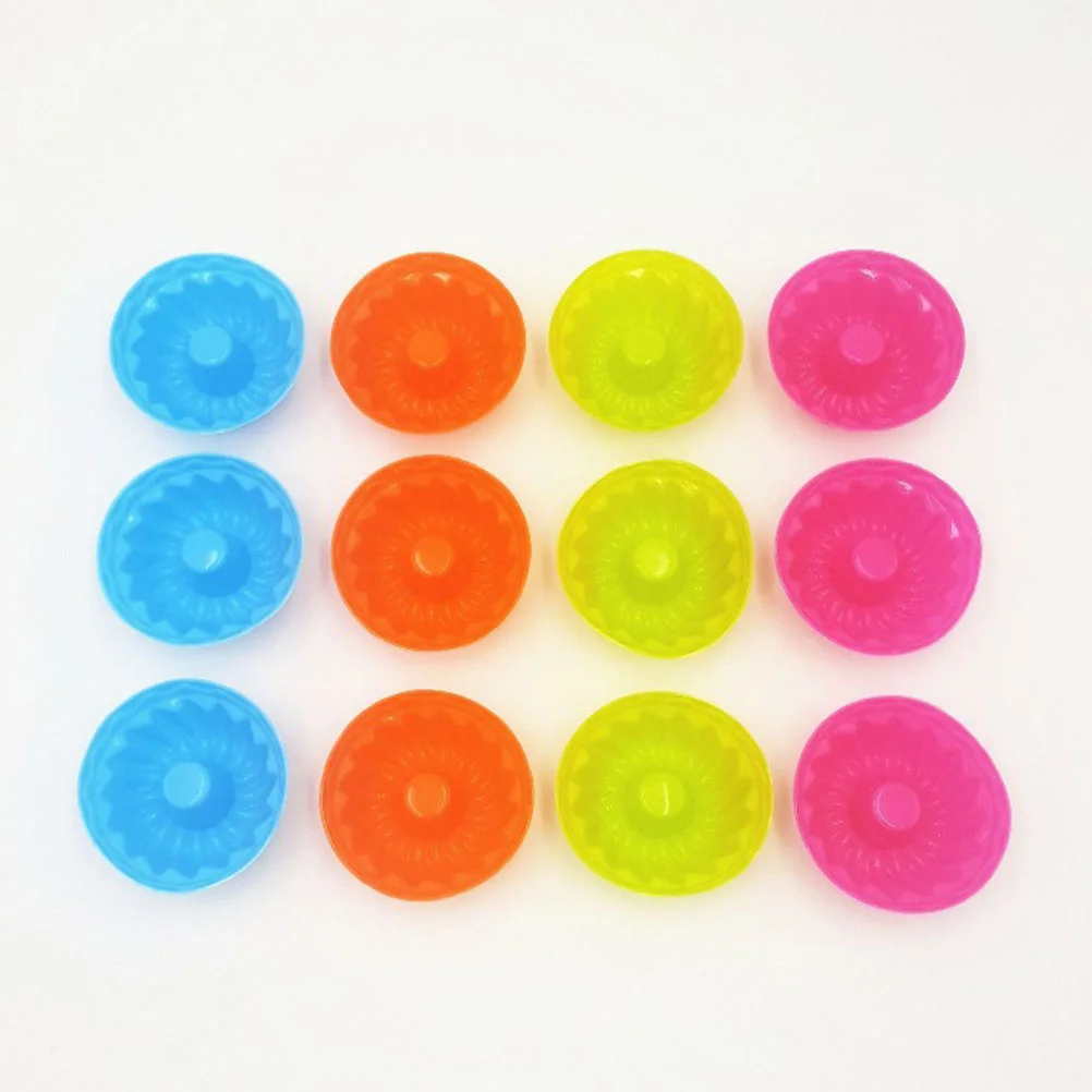 

Silicone Reusable Thread Shape Muffin Cup Jelly Cupcake Maker for Cake Making