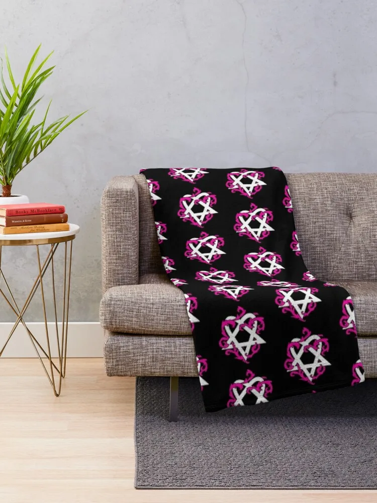Фланелевое одеяло Ville Valo Heartagram
