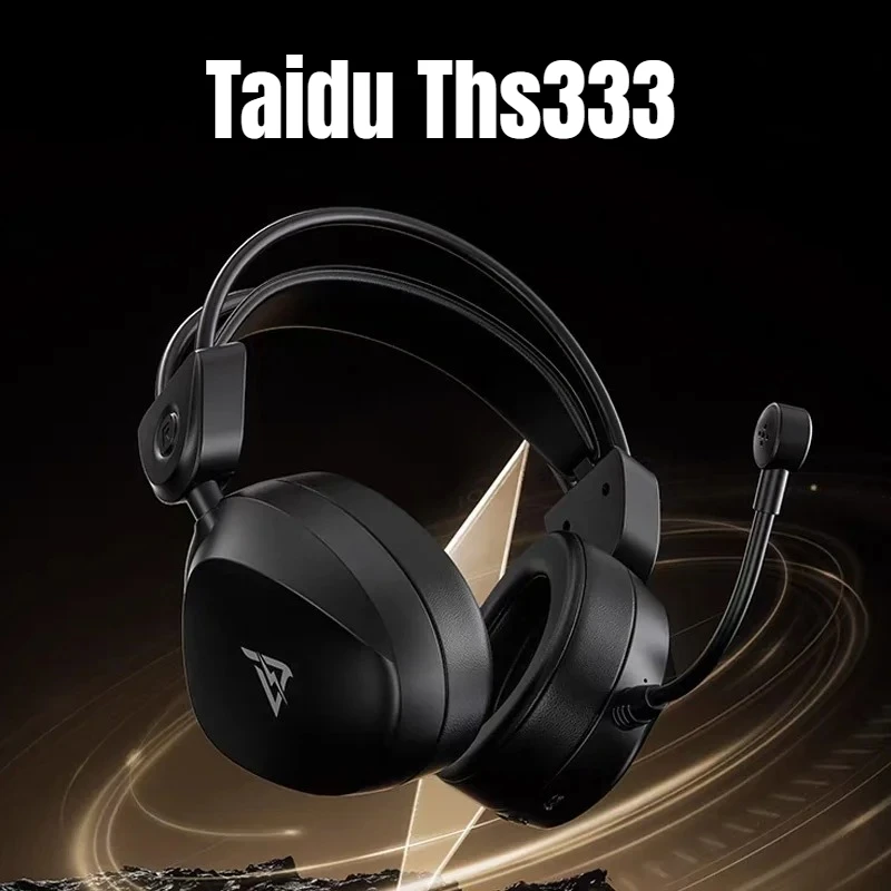 Фото Беспроводные Bluetooth-наушники Taidu Ths333, легкая гарнитура весом 222 г, длительное время автономной работы, эргономичный дизайн, аксессуары, подарок для ПК (FPS) №1