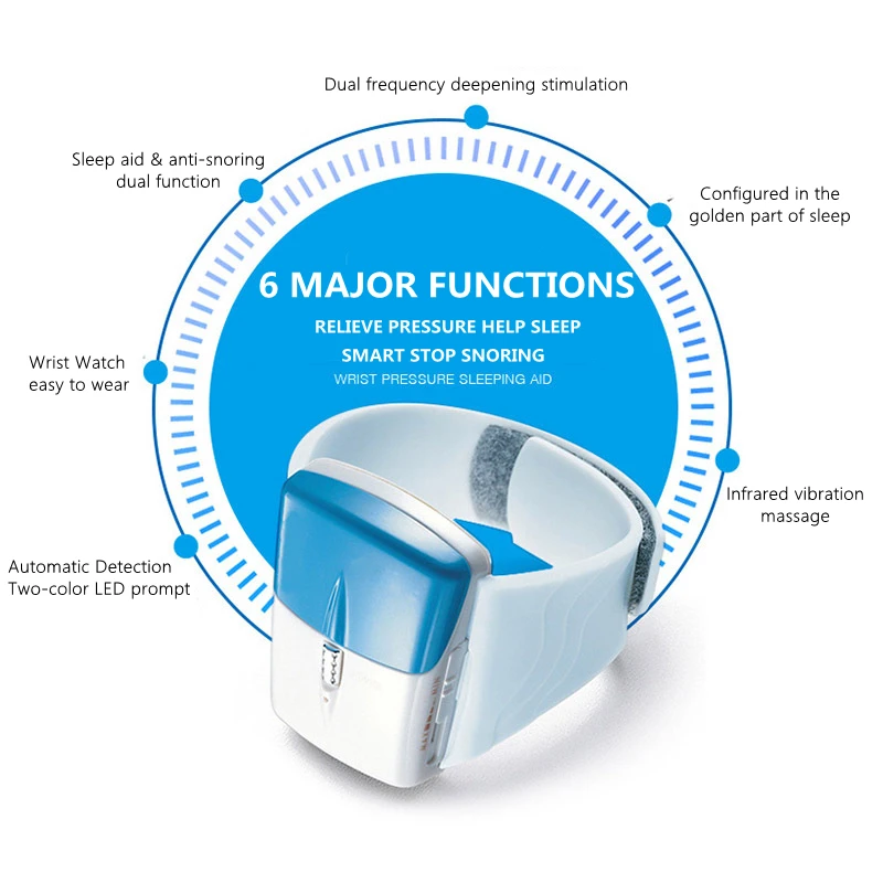 1 шт./корт. Устройство против храпа умные наручные часы с муравьиным храпом помощь