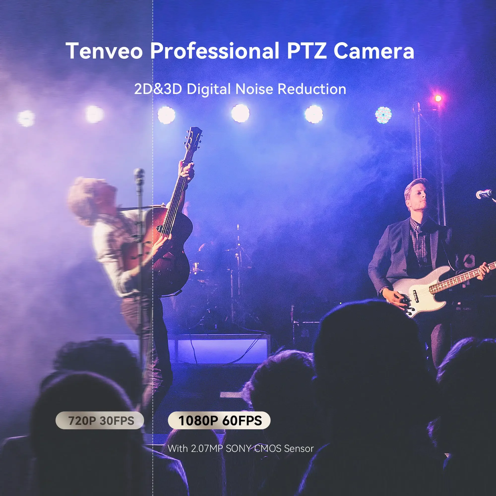 TEVO-VHD630A (версияndi) PTZ-КАМЕРА NDI 30-кратный зум 1080p 60 кадров в секунду с автоматическим