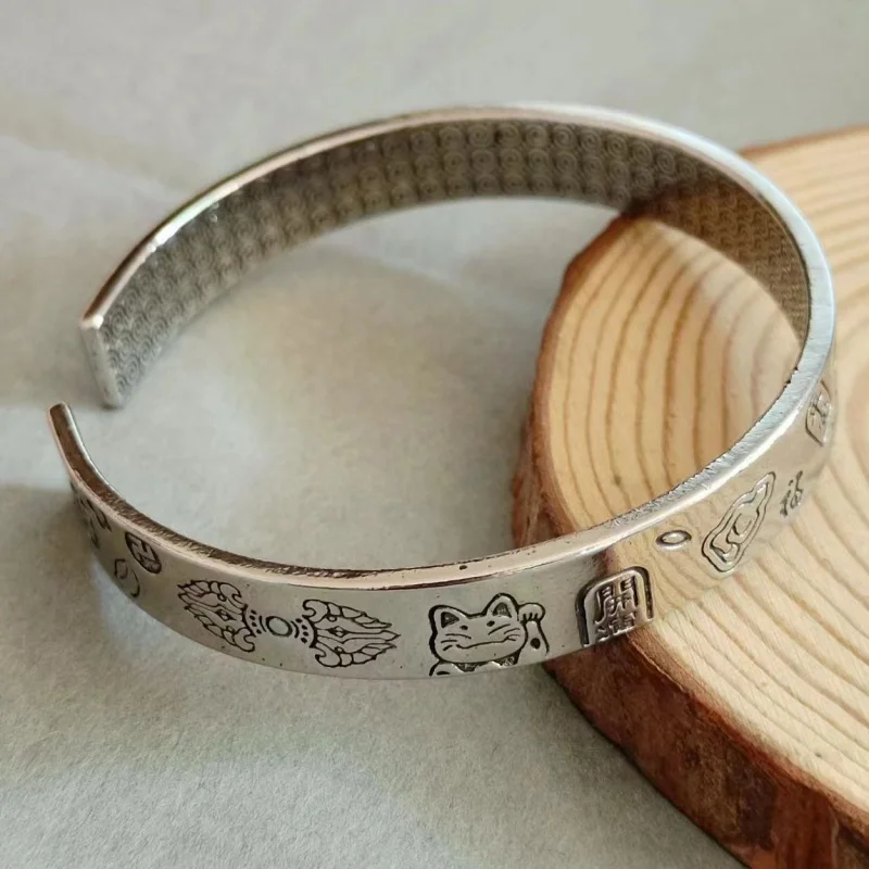 Браслет Ji Yan Cat Peace and Joy с покрытием простой модный индивидуальный открытый