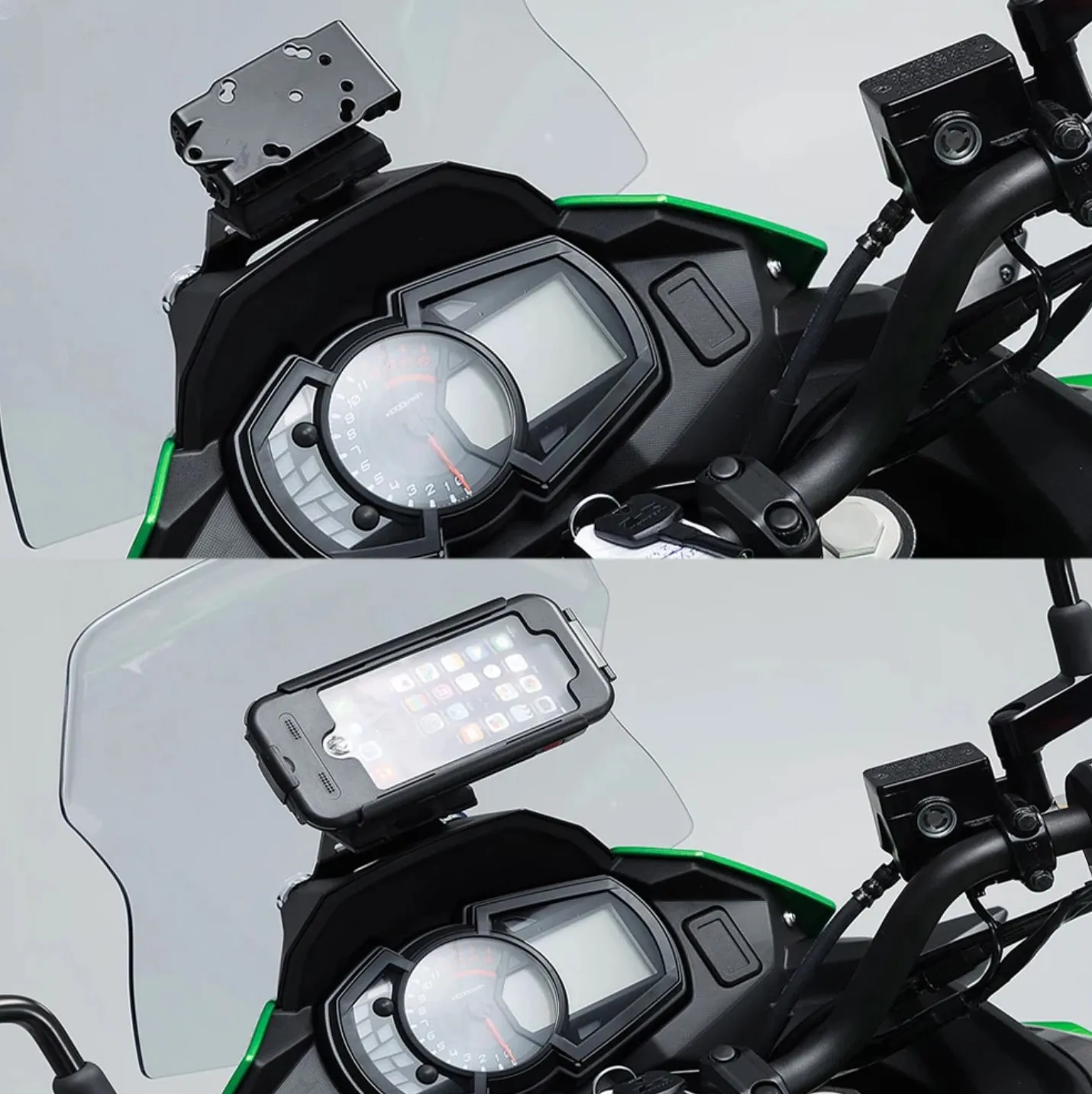 Для KAWASAKI Versys X-300 ABS 2016-2021 VERSYS X300 мотоциклетный телефон GPS крепление навигационный