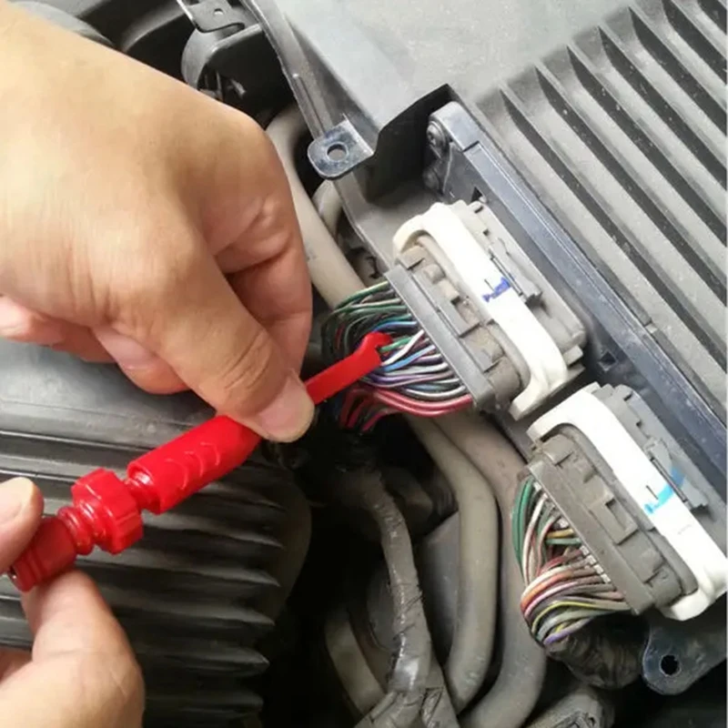 Cable Clips Piercing Test Clip 4Mm Banana Seat Heavy-Duty Insulation Probe Automotive With Back