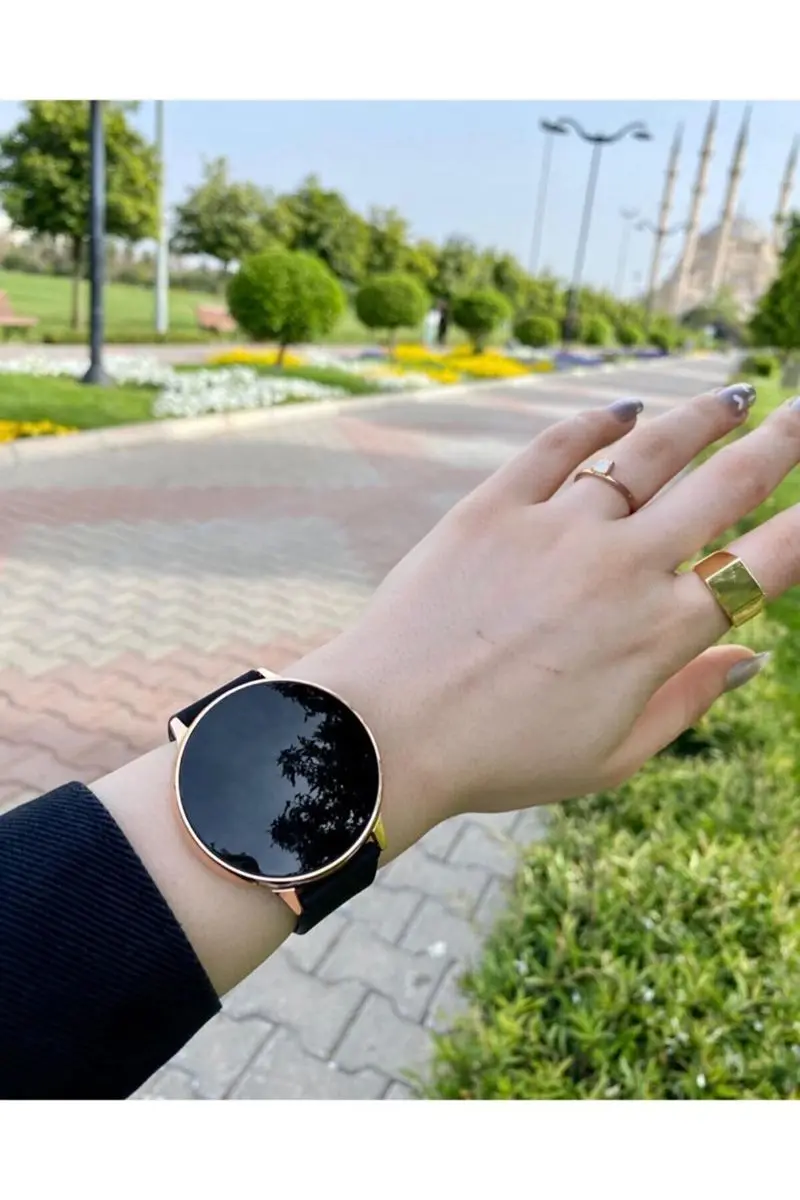 

Silicone Cord Men & Women Wrist watch Led Screen Touch Watch