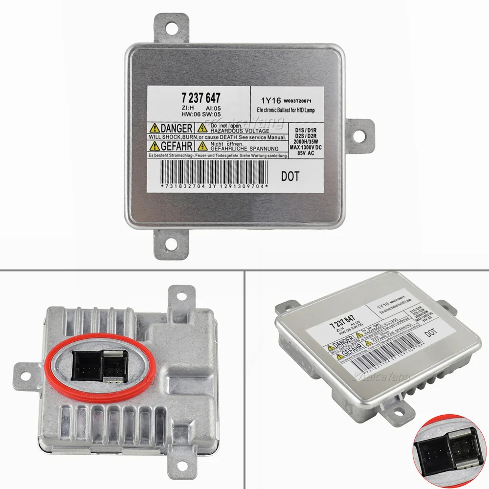 

For BMW X1 E84 E90 F10 F11 F01 F07 HID Xenon Ballast Control Unit Module D1S W003T20071 7237647 7318327 63117237647 63117318327