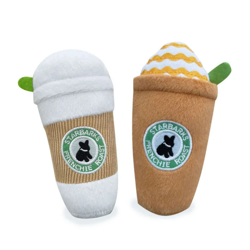 

Флакон ins для домашних животных, собака, кошка, плюшевая Жевательная пищалка, игрушка для собаки, флисовая прочная чашка для жевания, игрушка...