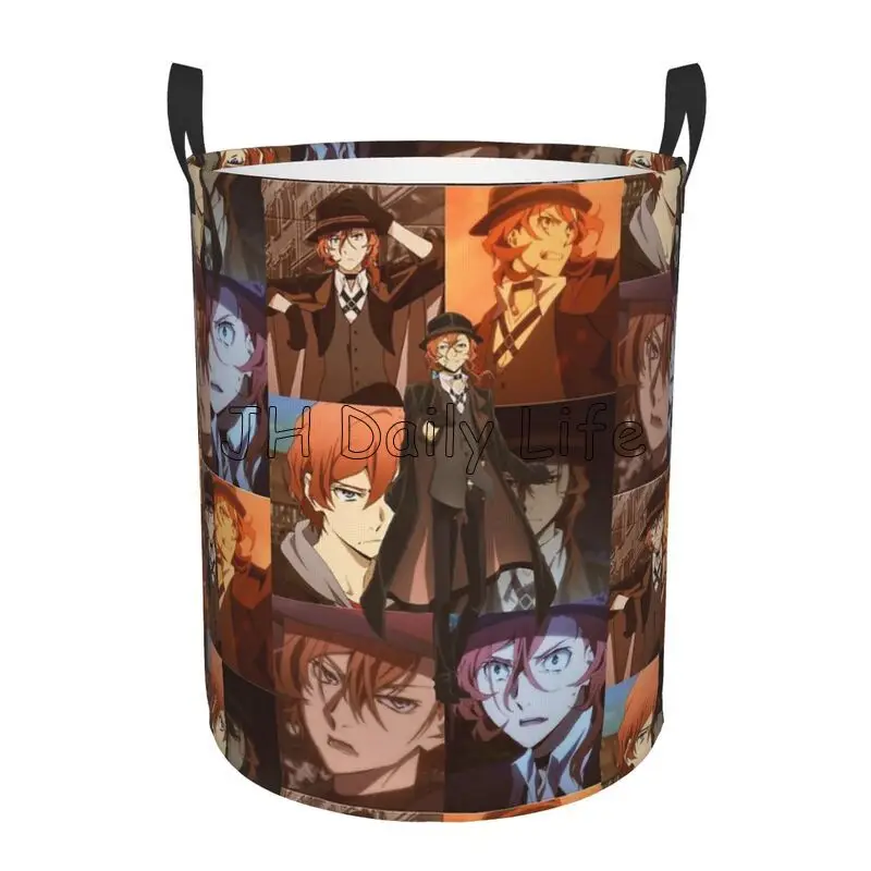 Bungou Stray Dogs Nakajima Atsushi TV Series Chuuya Nakahara Корзина для белья хранения Домашний органайзер