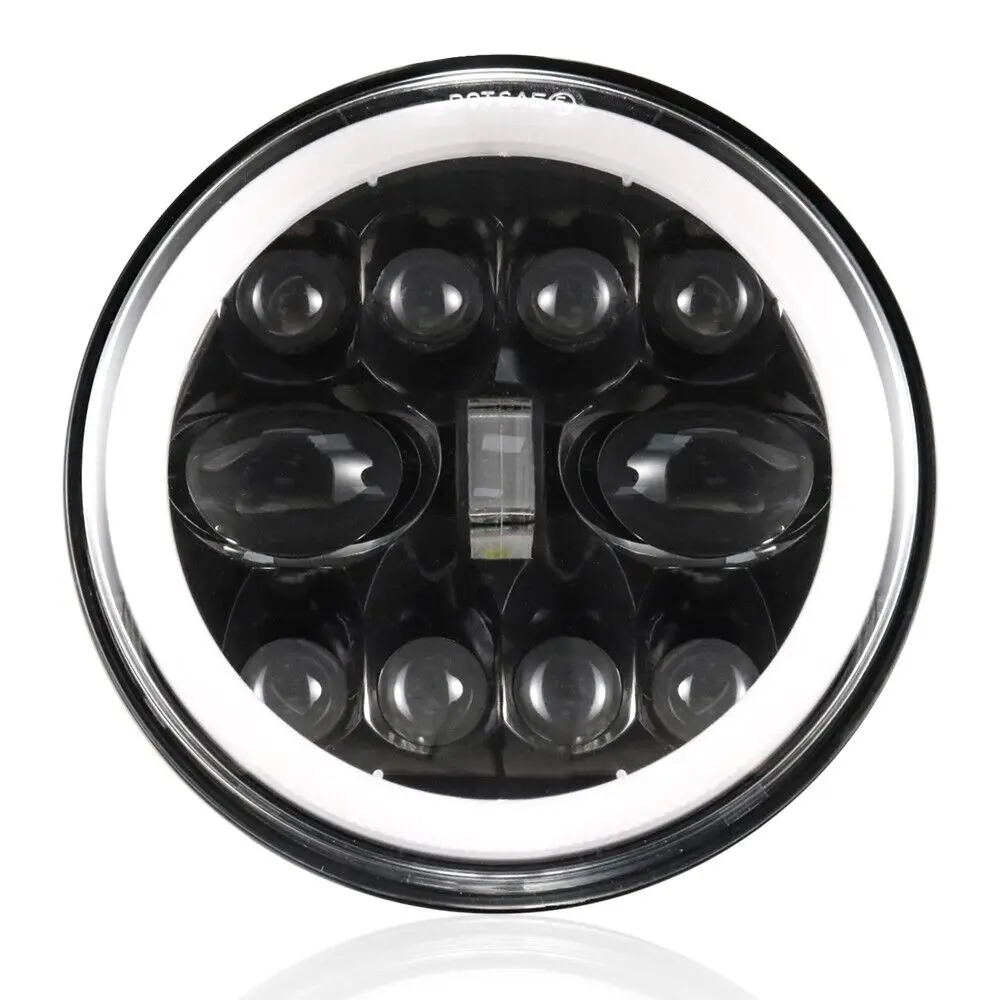 

7-дюйсветильник вый светодиодный передний фонарь для мотоцикла, грузовика, автомобиля, фара для Honda Kawasaki, Судзуки