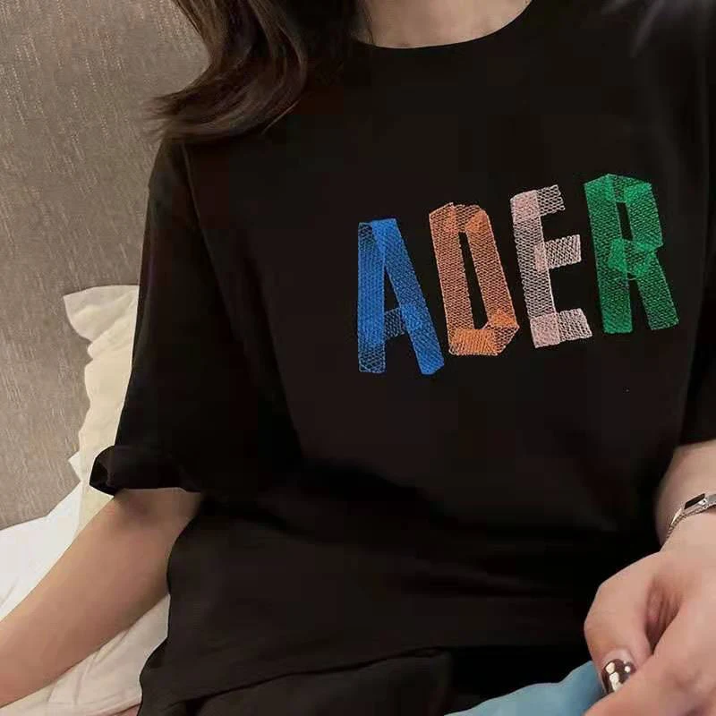 

ADER Error 2023 T Shirt Men Women Summer Korean Fashion Sweat Top Tees High Quality Cotton Outfits Couple Short Sleeve T-shirts