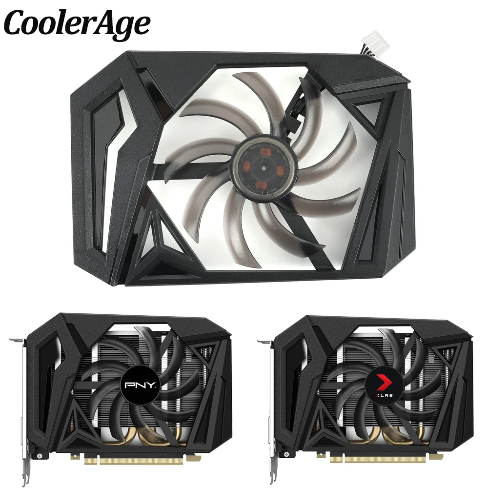 Новая 95 мм GAA8SH охлаждающий вентилятор GPU Замена для PNY RTX 2060 6 ГБ XLR8 GTX 1660 Ti Super 1650 1650S