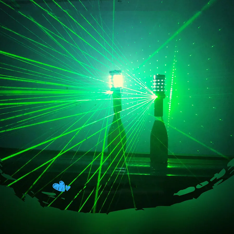 

Rechargeable VIP bottle LED Strobe Baton LED Bottle Service Sparkler LED Bottle sparkler with Laser light for bar Party Decor