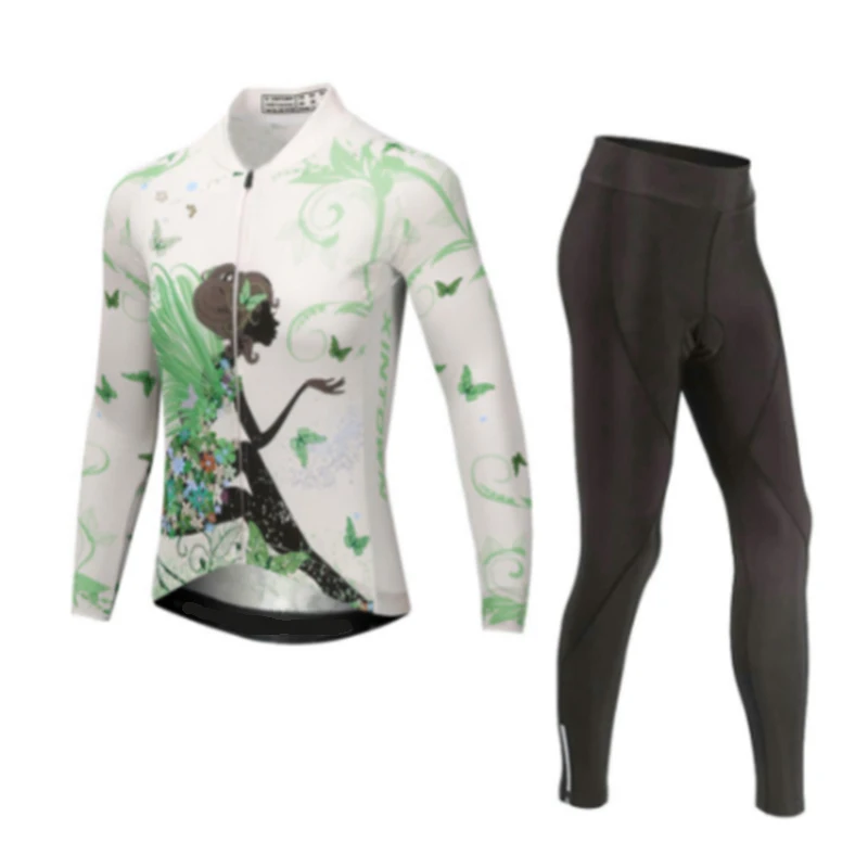 

Breathable Bicycle Uniform Men's Long Sleeve Cycling Jersey 2022 Autumn Winter Cycling Set Gel Racing Sport Mountain Bike Suit