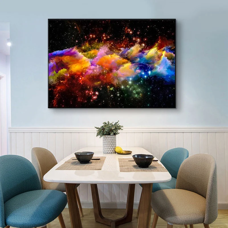 

5D Diy Diamond Painting Kits Color Nebula Cross Stitch Modern Fashion Diamond Embroidery Crafts Living Room Bedroom Home Decor