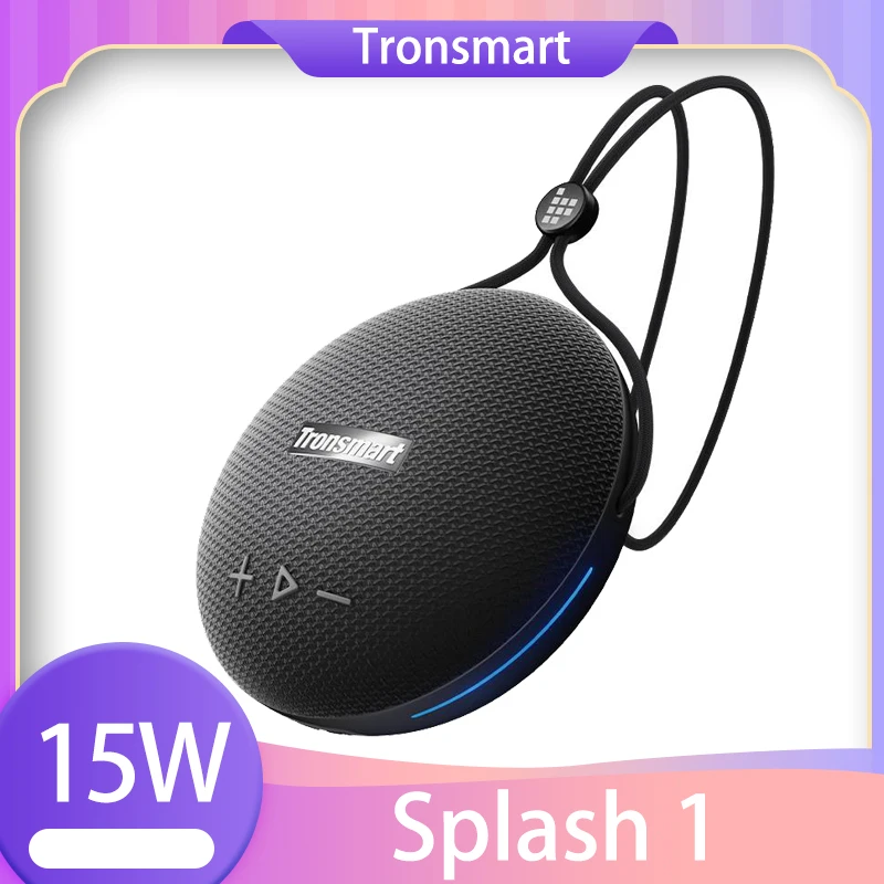 

Tronsmart Splash 1 15W LED Bluetooth 5.0 Speaker HiFi Superior Audio True Wireless Stereo Connection 24H Playtime