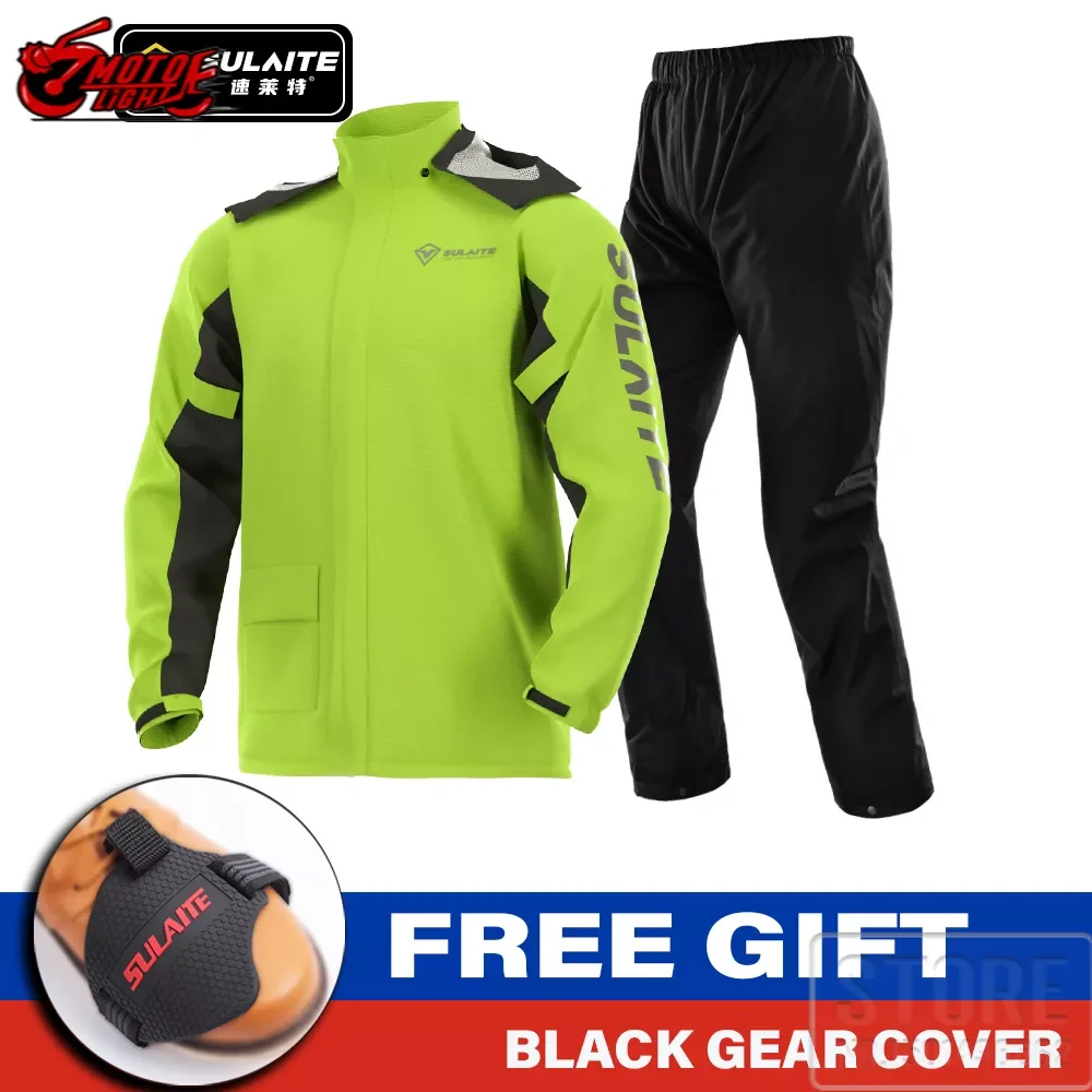 

Motorcycle Raincoat Fashion Split Suit Men Outdoor Rainwear Women Jumpsuit Ultrathin Rain Coat Waterproof Cycling Hiking Protect