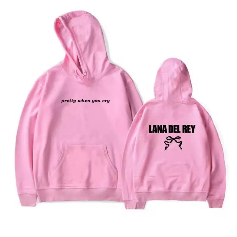 Фото Lana del rey Pretty When You Cry Merch толстовки унисекс толстовка с капюшоном повседневная одежда №5