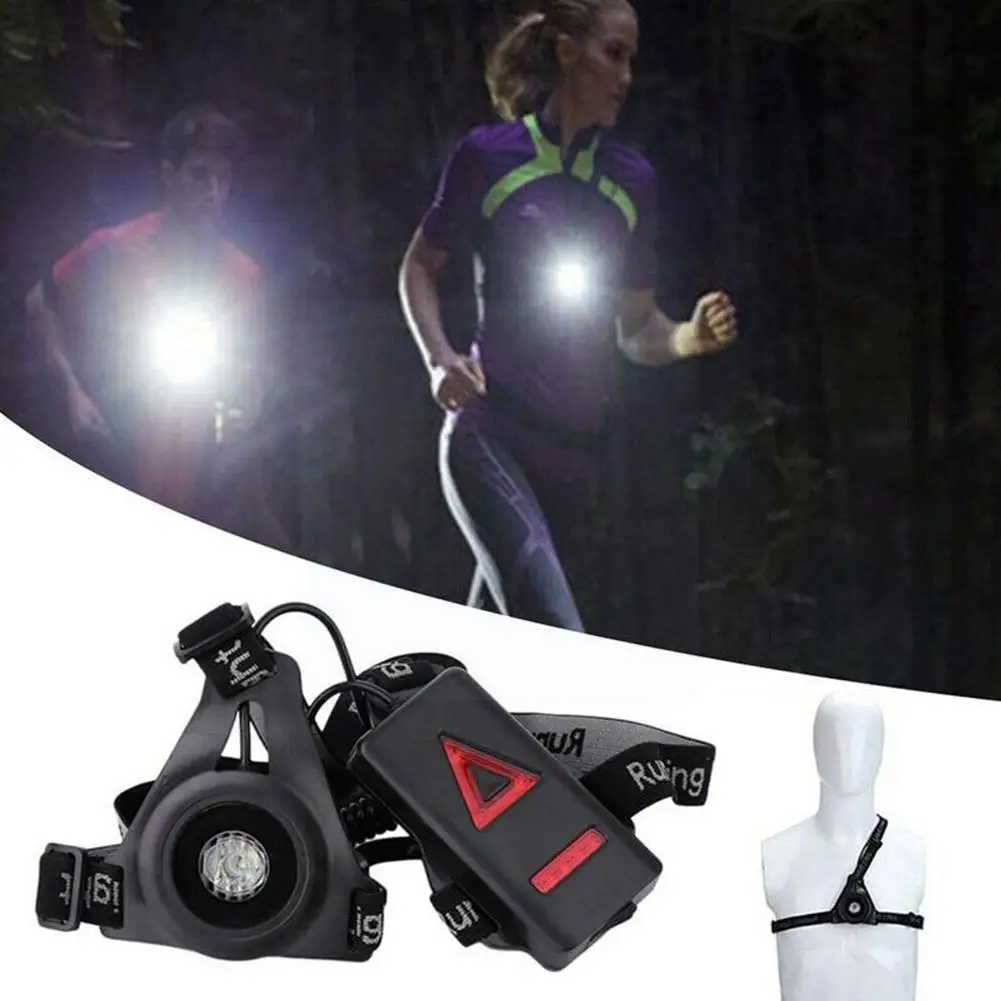 

Sport Running Light Waterproof Outdoor Mountaineering Safety Led Chest Warning Winter Light Light Equipment Camping Light N S0j5