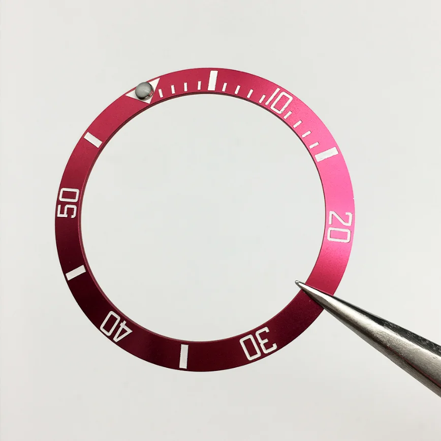 Watch Accessories 38mm Watch Bezel Insert Colorful Aluminum Piece Bezel Outer Diameter 38MM Suitable for 40MM Case