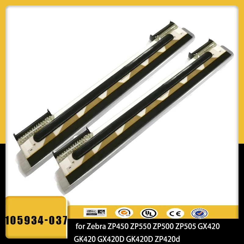 

105934-037 G105934-037 печатающая головка для принтера Zebra ZP450 ZP550 ZP500 ZP505 GX420 GK420 GX420D GK420D ZP420d