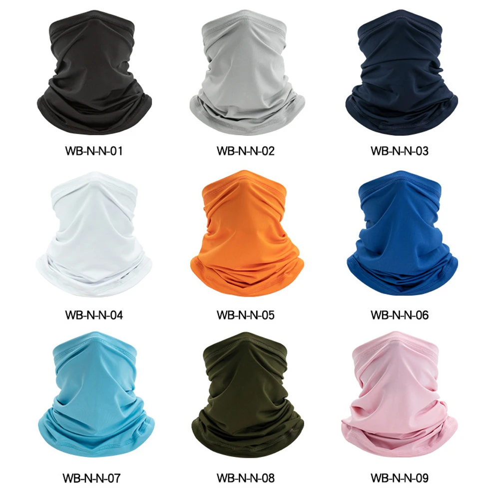 

Versatile Polyester Bandana Balaclava Bike Accessories For Cycling Running Fishing Climbing Adjustable Head Circumference