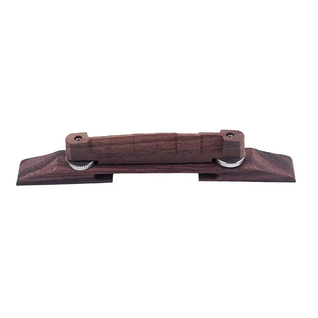 

Archtop Jazz Guitar Bridge with Sella Sculpted Select, Rosewood
