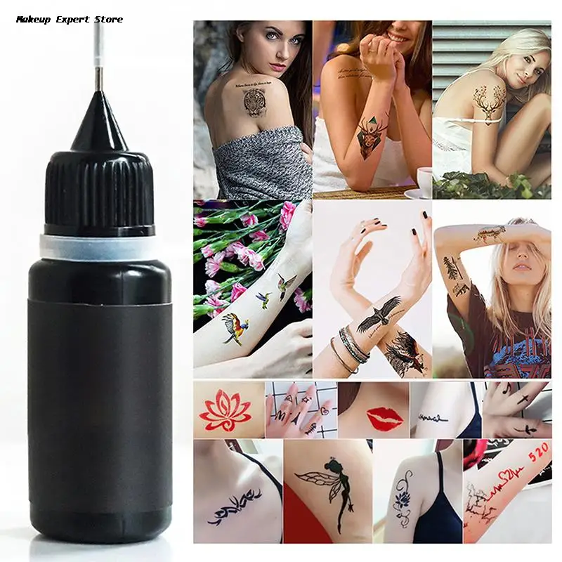 Temporary Tattoo 10Ml Liquid Paste Henna Cones Indian For Body Paints Supply | Красота и здоровье