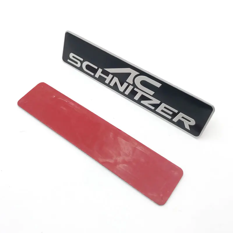 Логотип на переменном токе алюминиевая наклейка с эмблемой для BMW AC Schnitzer X1 X3 X5 X6 M