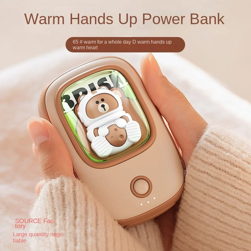 

Новинка, зарядное устройство для мобильных телефонов с изображением космического медведя, портативное мини-зарядное устройство для телефо...