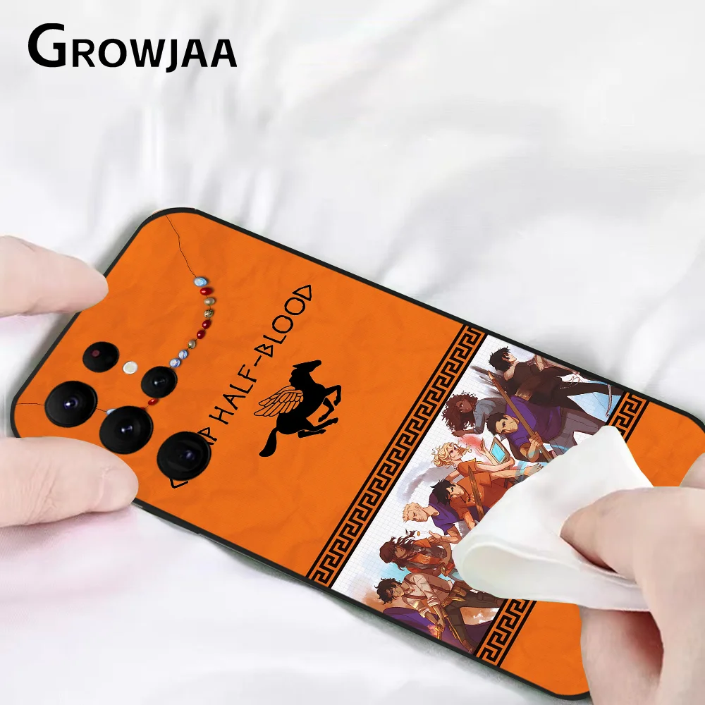 Novel P-Percy J-Jackson Phone Case for Samsung Galaxy S24 Ultra S22 S23 S21 S20 5G Protective Silicone TPU Funda