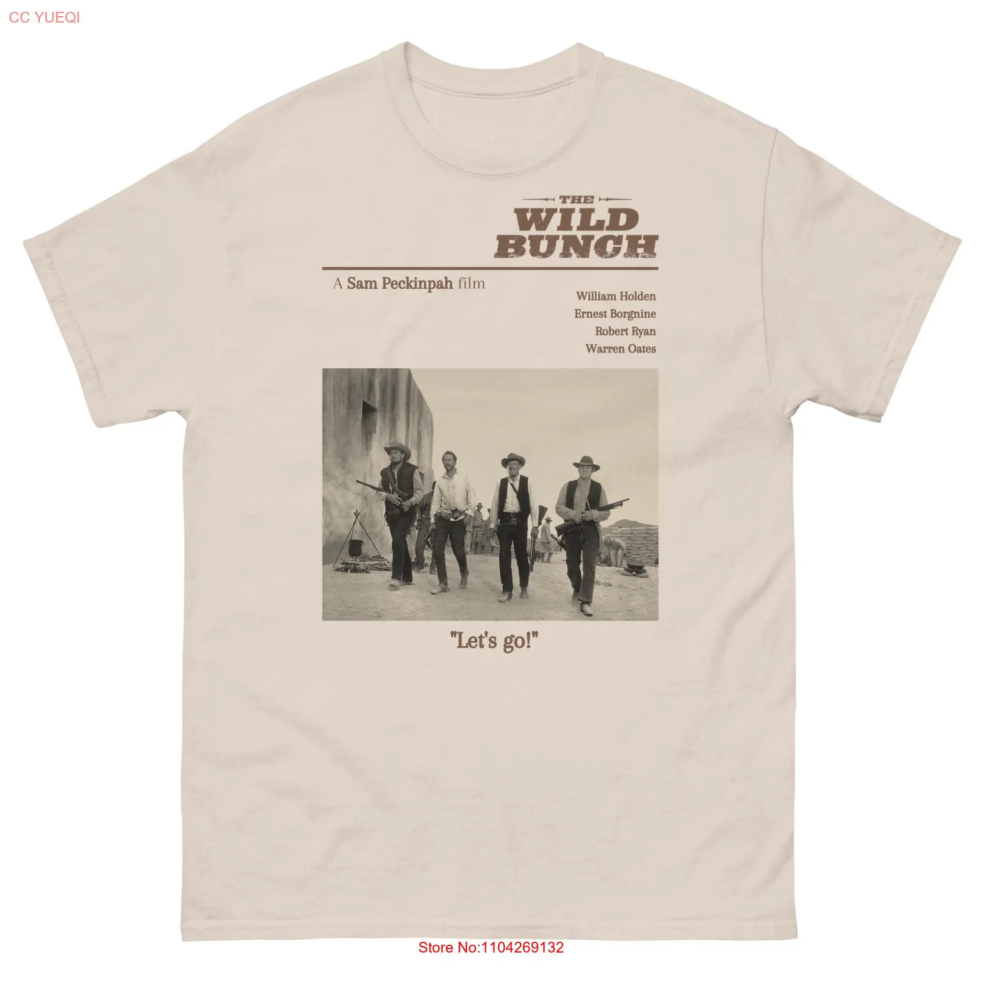 Футболка The Wild Bunch Movie Classic Sam Peckinpah Western Te с длинными или короткими рукавами