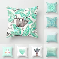 mint green cushion cover pillowcase homeware decor fresh pillowcase pillowcase simple living room