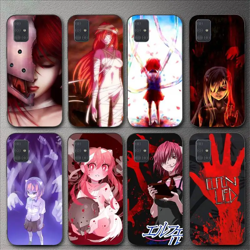 Чехол Elfen Lied для Samsung Galaxy S10 S20 S21 Note10 20Plus Ultra Shell