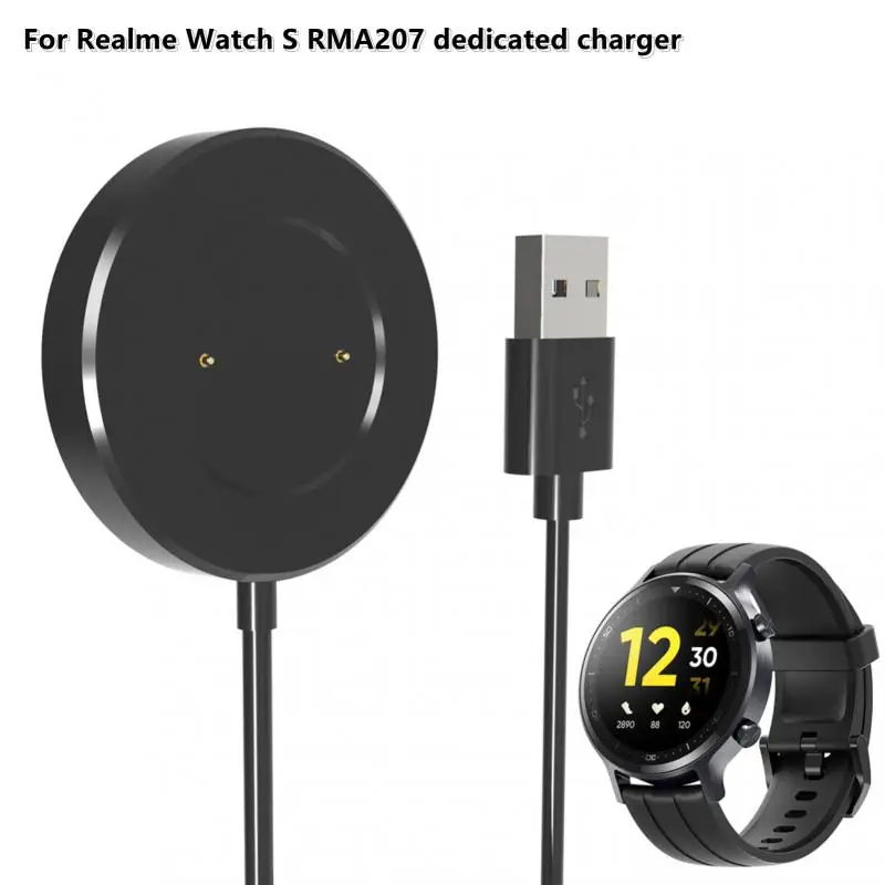 

Smartwatch Charging Cable Cord Base Dock Charger Cradle Adapter Stand For Realme Watch S RMA207 Smart Watch Charger