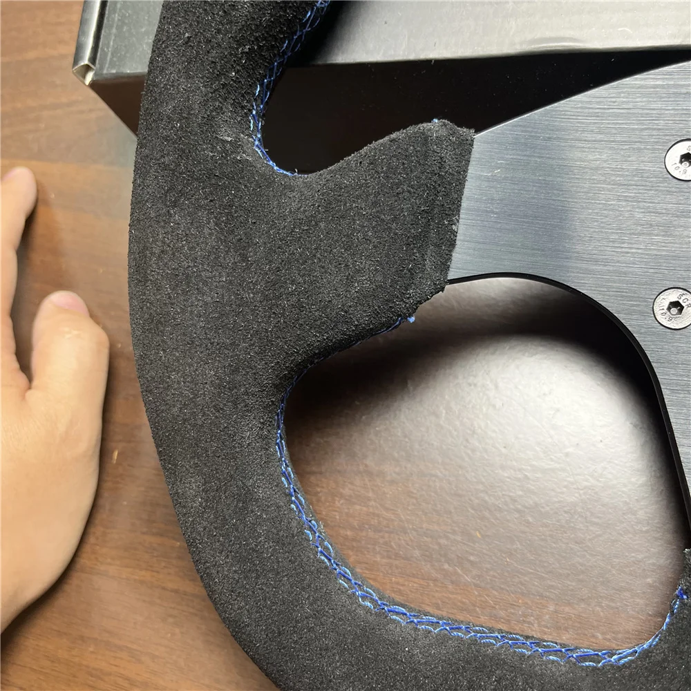 Рулевое колесо 13 дюймов 330 мм 70 шаг между отверстиями Тип D замшевое рулевое