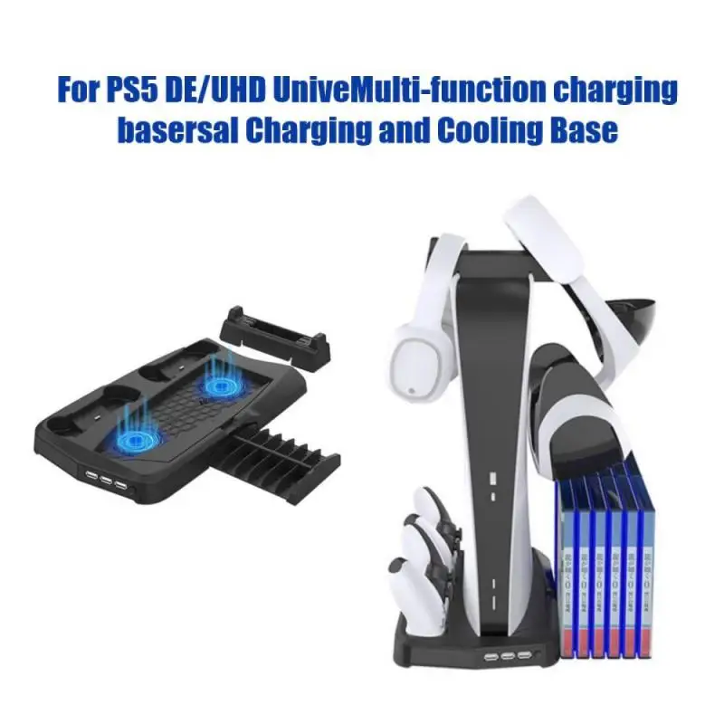 

Long Service Life Abs Gaming Console Cooling Fan Easy To Use Usb Interface Base Bracket Game Console Accessories Host Stand