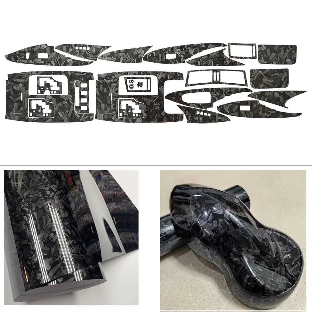 Стайлинг автомобиля, наклейки из углеродного волокна для салона автомобиля, центральной консоли, меняющие цвет, наклейки для Lexus GS300 350 450 460-2006